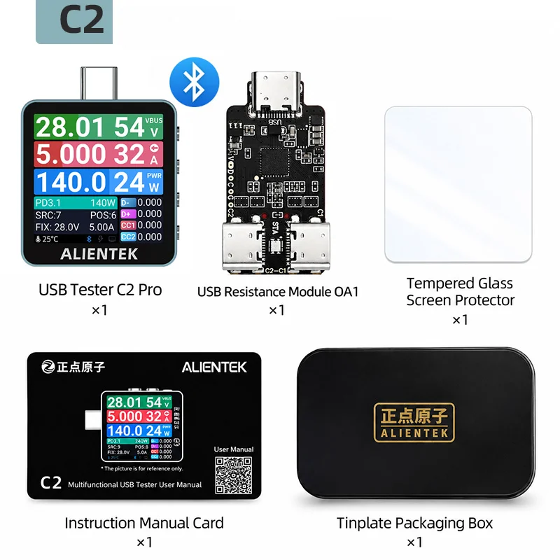 ALIENTEK C2, Alat Penguji Laya - Logic Analyzer Usb ulasan dan harga