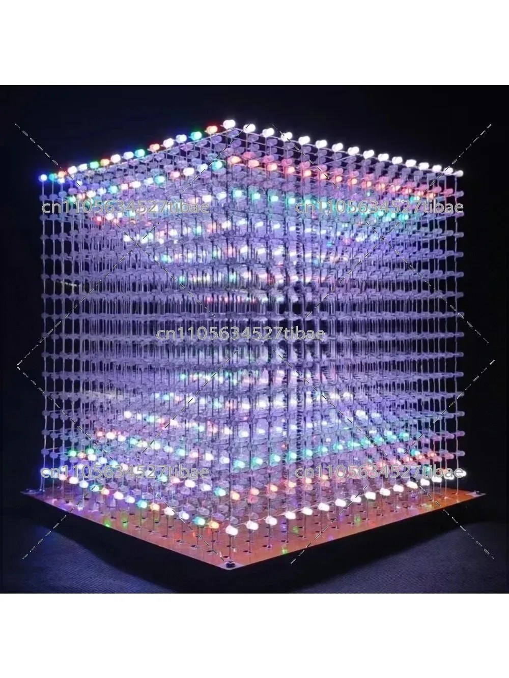 Kit Kubus Cahaya 3D16mini 16x1 - Diy Electronics Project Kit ulasan dan harga