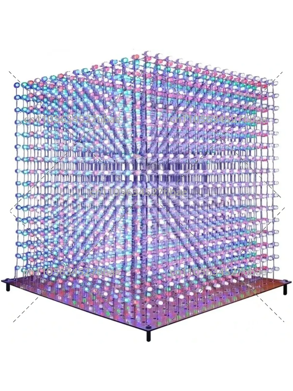Kit Kubus Cahaya 3D16mini 16x1 - Diy Electronics Project Kit ulasan dan harga